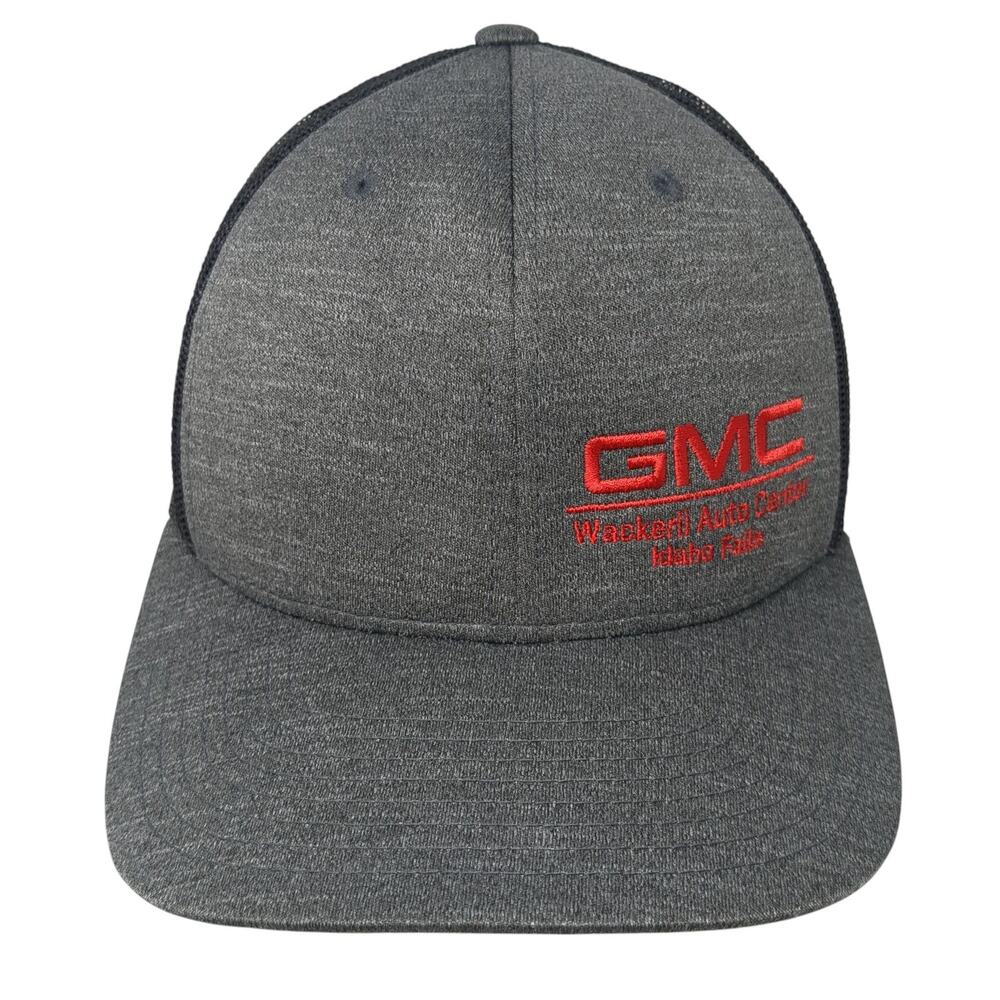 GMC Wackerli Auto Center Idaho Falls Trucker Hat Gray OS Adjustable Mesh Back